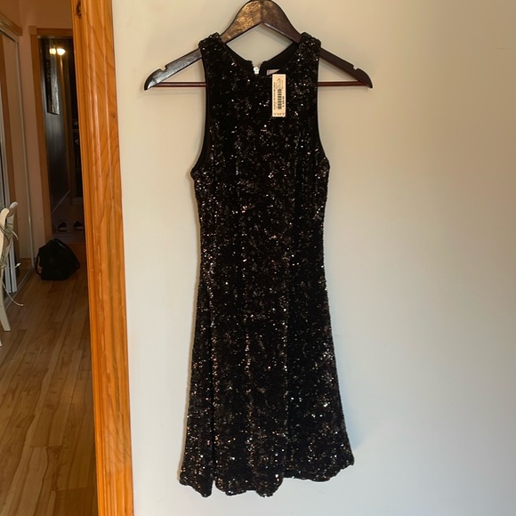 Brand New! Dress the Population sequin mini dress - Picture 3 of 4